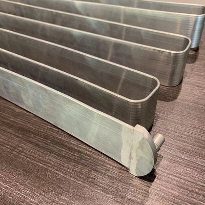 Алюминиевая микроканальная лента плоская охлаждающая трубка для ev призматического бокового охлаждения батареи
