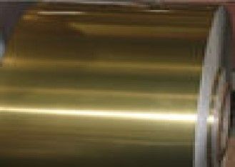 Цвет эпоксидной смолы золотой покрывая промышленную катушку алюминиевой фольги для кондиционера