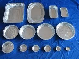 Пищевой контейнер круглых/супермаркета контейнеров обеда квадрата алюминиевого алюминиевый