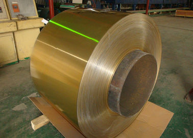 Крен кондиционера гидрофильный покрытый алюминиевой катушки 0.06-0.2mm золотое 1100, 3003, 3102, 8011
