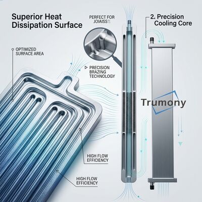 Качественный Aluminum Liquid Cooling Plate Thermal Management for EV Battery Storage Systems Фабрика